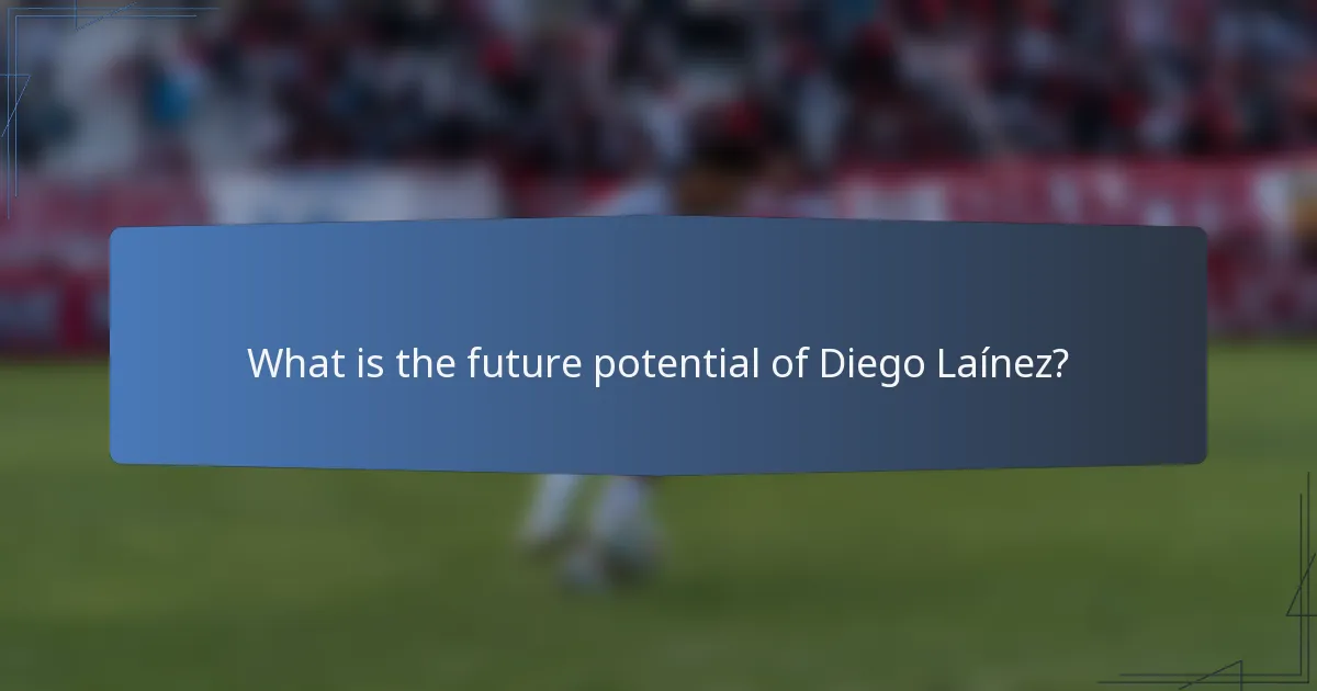 What is the future potential of Diego Laínez?